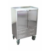 CARRELLO INOX 12 CASS.1 VANO AF