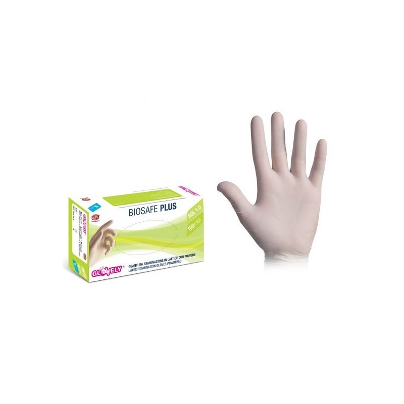 Guanti in lattice con polvere IVA 5%