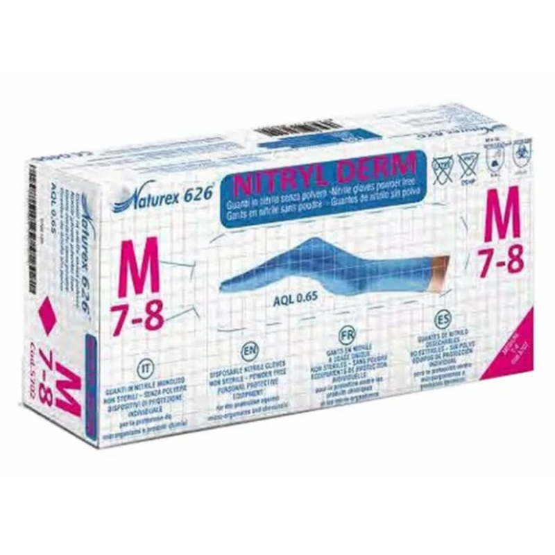 Guanti in nitrile senza polvere