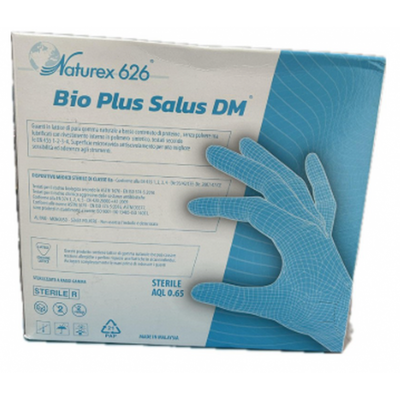 Guanti sterili senza polvere